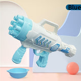 9 Hole Bubble Gun Children Bubbles Machine Outdoor Toys for Kids Automatic Electric Soap maker Pomperos Blower Gifts Party Toy