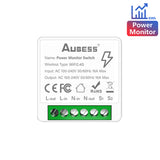 Power Monitor Switch 16A Wifi Smart Switch DIY Breaker With 2-way Control Function Support Yandex Alice Alexa Google Home