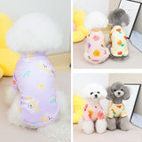 Pet Dog Clothes for Small Dogs Cute Print Dog Vest