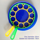 Soap Bubble Machine Blowing Bubble Plate Navy Blue Soap For Children Gift Big Dish Bubble Set Blower Maker Bubble Outdoor Toys