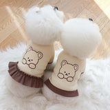INS Style Korean Dog Dress Summer Thin Clothes For Small Dogs