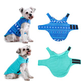 Reversible Christmas Pet Dog Clothes for Small Medium Large Dogs 2 Layers