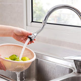 Kitchen Stainless Steel Faucet Shower Water Saver Lengthened 360 Degree Rotating Faucets Anti-splash Sprinkler Spray Extender