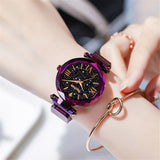 Luxury Women Watches Magnetic Starry Sky Quartz Wristwatch