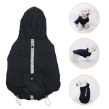 Waterproof Dog Jackets Reflective Pet Clothes For Small Medium Dogs Winter Warm Fleece Hoodies Puppy Clothing Chihuahua Outfits