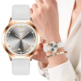 Style Flower Design Luxury Fashion Wristwatch