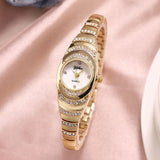 ローズゴールドファッション高級ステンレススチール腕時計