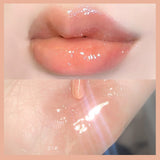 Mirror Water Lip Gloss Water Glossy Lip Glaze Transparent Lip Oil Lasting Liquid Lipstick Clear Glitter Primer Hydrating Plump
