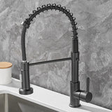 Removable Black Gourmet Kitchen Faucets Kitchen Removable For Kitchen Sink Mixer Tap For Sink 360 Degree Rotation