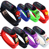 Disney Mickey Children Watches Kids Sport Touch Bracelet LED Women Girls Watch Boys Electronic Digital Clock montre enfant