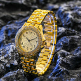 Rhinestone Quartz Wrist Watch Luxury