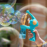 新しいビッグバブルガン子供自動バブルマシン漫画ファン泡メーカーマシンシャボン玉ブロワー子供の屋外おもちゃ