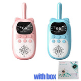 Kids Walkie Talkie 2PCS Electronic Toys Children Spy Gadgets Baby Radio Phone 3km Range Christmas Birthday Gift For Boys Girls