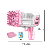 36 Holes Gatling Soap Bubble Machine Water Gun Bubble Rocket Launcher Automatic Blower For Kids Children Birthday Wedding Party