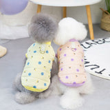 Winter Dog Jacket Soft Fleece Liner Pet Vest Plaid Dog Clothes for Small Dogs with D Ring Chihuahua Coat Poodle