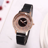 2022 spring new diamond-studded iron-absorbing stone watch