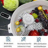 Fruit Vegetable Washing Machine Food Purifier Ultrasonic Remove Pesticide Residues Cleaner Multifunctional Disinfection