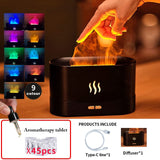 Flame Air Humidifier Ultrasonic Aromatherapy Humidifiers Diffusers Volcano Mist Maker Fragrance Essential Oil Aroma Difusor