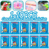 New 100ML Concentrated Bubble Solution Liquid Soap Water Refills for Automatic Bubble Machine Bubble Accessories Kids Parties