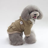 Furry Warm Dog Jacket Winter Dog Clothes For Small Medium Dogs Pet Clothing Yorkie Hoodie