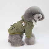 Furry Warm Dog Jacket Winter Dog Clothes For Small Medium Dogs Pet Clothing Yorkie Hoodie