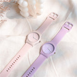 2023 New Women Fashion Casual Silicone Belt Watch