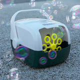 Automatic Bubble Machine Portable Colorful Bubble Maker Funny Outdoor Toy USB Rechargeable Kids Garden Party Stage DJ Pub Indoor