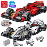 F1 レーシングカーモデルビルディングブロックスポーツカーレンガ知育玩具男の子の誕生日プレゼント