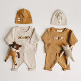 2023 Spring Fashion: Stylish Baby Clothing Sets of Sweatshirt + Pants for Newborns