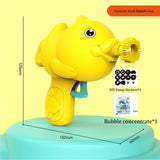 Bubble Gun Soap Bubble Magic Bubble Bathroom Outdoor Cute Cartoon Toys Kids Blow Toys Kids Gift Party