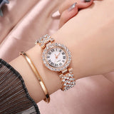 Bracelet Women Crystal Casual Quartz Watch