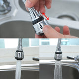 360 Degree Faucet Anti Splash Head Kitchen Water Saver Universal Rotating Bubbler Filter Nozzle Booster Nozzle Kitchen Tools