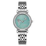 Women Luxury Fashion Stainless Steel Strap Quartz Wristwatch