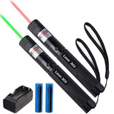 High-Powerful Green Láser Lights Pointers Military Burning Red Dot Visible Beam Powerful with Adjustable Focus for Hunting