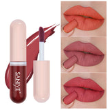 Lip Gloss Matte Lipstick Velvet Waterproof Long-lasting Red Liquid Lip Tint Lip Stain Glaze Beauty Make Up Lips Cosmetic 2023