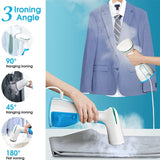 Handheld Garment Steamer Steamer Iron for Clothes 1500W Mini Portable Travel Household Fabric Wrinkle Remover 15s Fast Heat-up