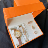 2022 Women Luxury Diamond Rose Gold Wrist Watch