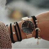 Stainless Steel Strap Quartz Wrist Watch