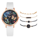5PCS New Luxury Fashion Bracelet Watch Set