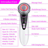 Ultrasonic Anti Aging Wrinkle Remover Facial Lift Machine Photon Therapy Treatment EMS Ionic Skin Rejuvenation Face Tighten Tool