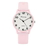 Fashion Lady Hot Sales Leisure Grey Digital Simple Quartz Watch