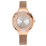 2022 Women Luxury Diamond Rose Gold Wrist Watch