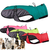 Reflective Waterproof Pet Clothes for Medium Dogs Fleece Lining Winter Warm Big Dog Coat French Bulldog Costume