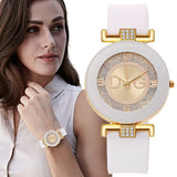 Simple Women Minimalist Design Silicone Strap Wristwatch