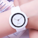Fashion Silicone Band Analog Quartz Wrist Watch