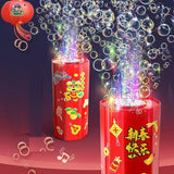 Fireworks bubble machine on the ground electronic automatic landing Spring Festival gift New Year toys