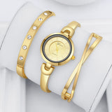 Bracelet Three-Piece Set Ladies Quartz Watch