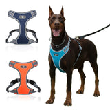 Medium Large Dog Harness Vest Breathable Dog Training Harness Adjustable