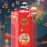 Bubble Maker 2023 Chinese New Year Firework Shape Bubble Machines For Lawn Outdoor Indoor Parties Weddings Camping Decor