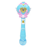 バブルマシン吹くバブルツール人気の妖精スティックバブルマシン音楽電気バブル夏石鹸水のおもちゃ子供のため